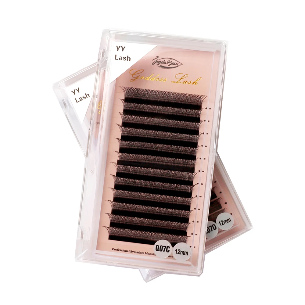 2022 New YY Shape Volume Lashes Y Eyelash Extensions Cilia and Brazilian Volume Cashmere Mink Eyelash Extensions Cilios YY
