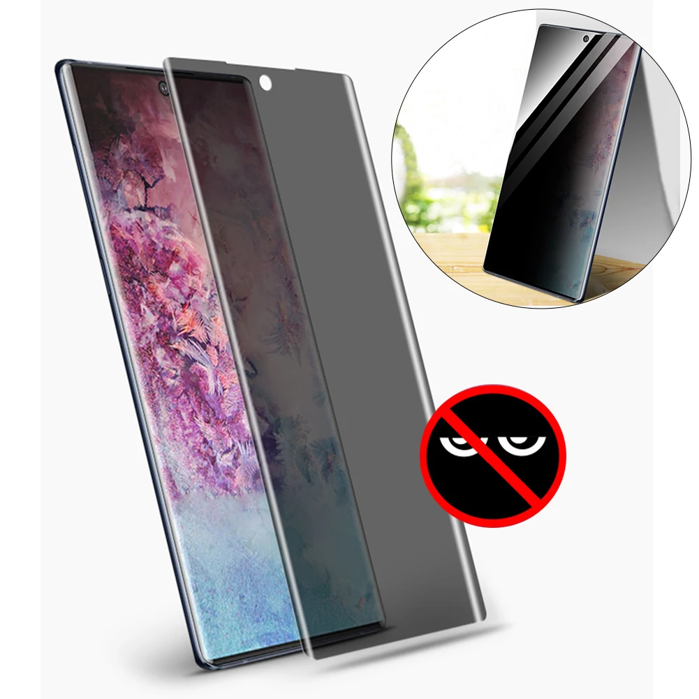 Защитное стекло для сохранения личной информации для samsung Galaxy Note 10 Plus полное покрытие гидрогель анти-ползучий Защитная пленка для Note 10+ 5G