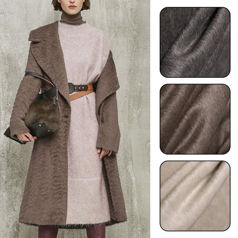 Качество 140 см ширина 580 г/м вес 65% Vicuna и 25% шерсть и 10% кашемир осень и зима пальто ткань E1158