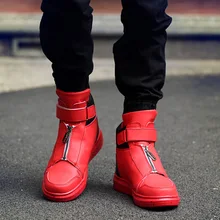 2121 кожаная дизайнерская обувь на молнии, высокие кроссовки, мужские весенне-осенние ботинки для хип-хоп танцев, мужские кроссовки, Tenis Masculino 11