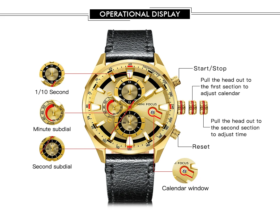 Кварцевые мужские наручные часы с кожаным ремешком класса люкс от ведущего бренда, водонепроницаемые армейские спортивные часы, мужские часы 0202