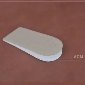1.5CM Увеличивающие рост стельки невидимые унисекс для женщин увеличивающие вставки подушечки EVA подъемная стелька под пятку супинатор - Цвет: 1.5CM