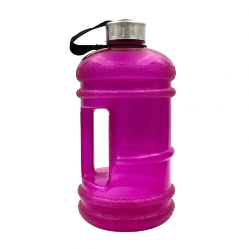 2.2L большая емкость, портативная пластиковая уличная бутылка для воды, спортивные бутылки для воды, герметичная, для кемпинга, скалолазания, бутылка для питья - Цвет: Фиолетовый
