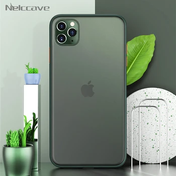 

50Pcs Shockproof Silicone Bumper Phone Case For iPhone 11 Pro XS Max XR X 8 7 6 6S Plus SE 2020 Transparent Matte Hard PC Cover