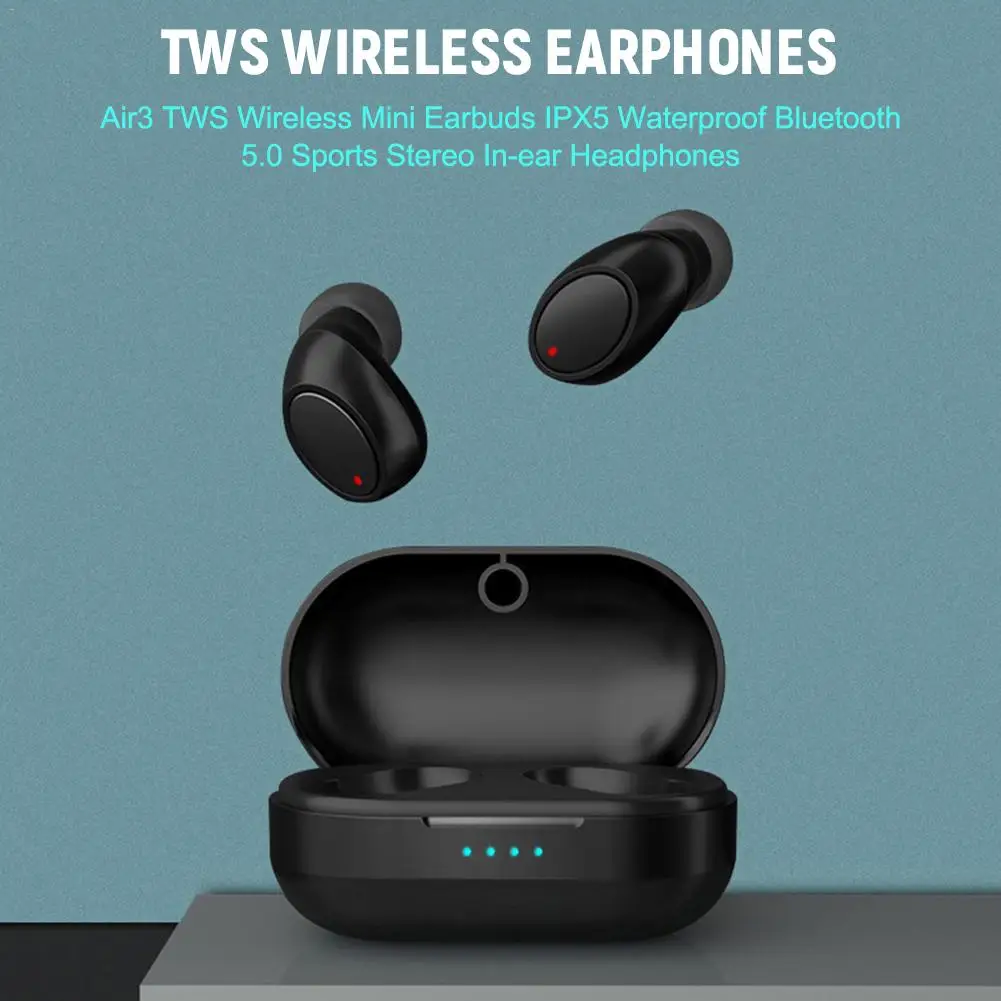 Air3 TWS беспроводные мини наушники IPX5 водонепроницаемые Bluetooth 5,0 наушники спортивные стерео наушники-вкладыши