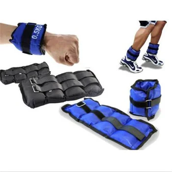 preço 1 Par Correndo Exercício Sacos De Areia Fitness Treinamento Tornozelo Perna De Pulso Pesos Correndo Ginásio Treinamento