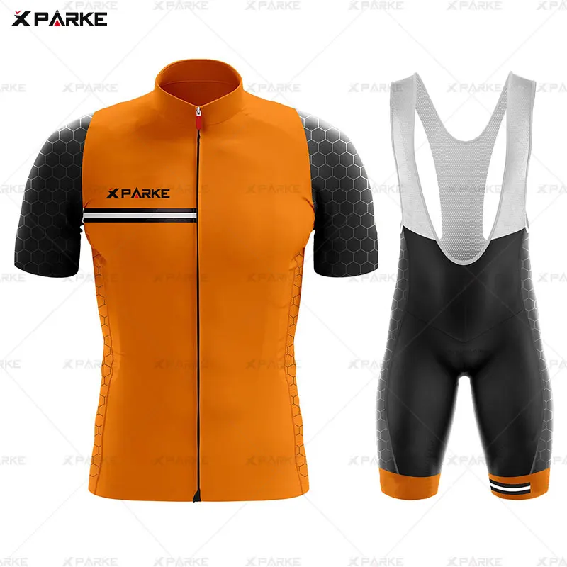 X-PARKE Джерси для велоспорта флуоресцентная желтая одежда для велоспорта MTB шорты для велоспорта Комплект Джерси для триатлона Ropa Ciclismo - Цвет: 2