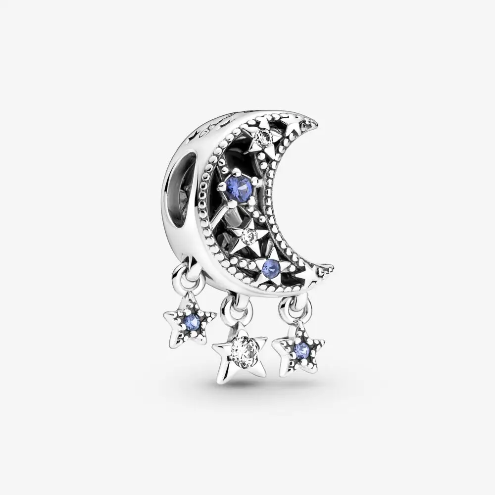 2021 New Galaxy Series 100% 925 Sterling Silver Astronaut Pendant Star Charm Fit Pandora Bracelet Woman Jewelry Bead DIY Gift gold jewellery