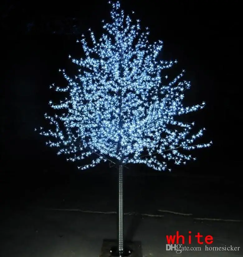 1,5 м 1,8 м 2 м Блестящий светодиодный светильник вишневого цвета для рождественской елки водонепроницаемый садовый пейзаж декоративная лампа для свадебной вечеринки