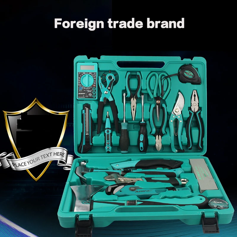 

Set of Tools Maintenance Toolbox Hardware Tool Set Combination Tools Home 20 Piece Set of Multi-functional Appliances