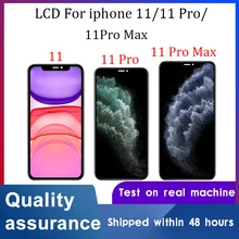 100% протестированный ЖК-дисплей для iPhone 11/Pro Max, дисплей с 3D сенсорным экраном, дигитайзер в сборе, Замена для iPhone 11 Pro Max LCD