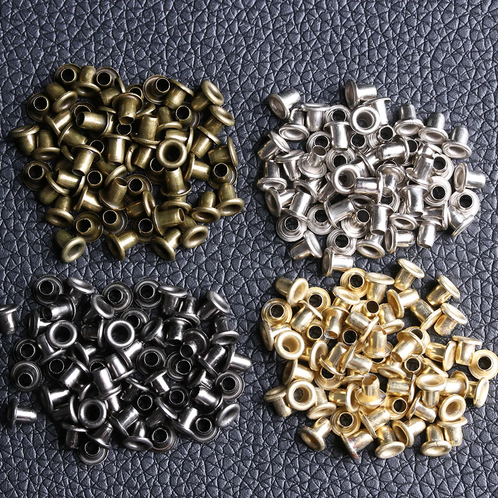 50Pcs Mini Eyelet Buttons for DIY Doll Belt Buckles Metal Buckle Snap Button Bag Shoes Clothes Sewing Accessories 1.5/2.0/2.5mm 3