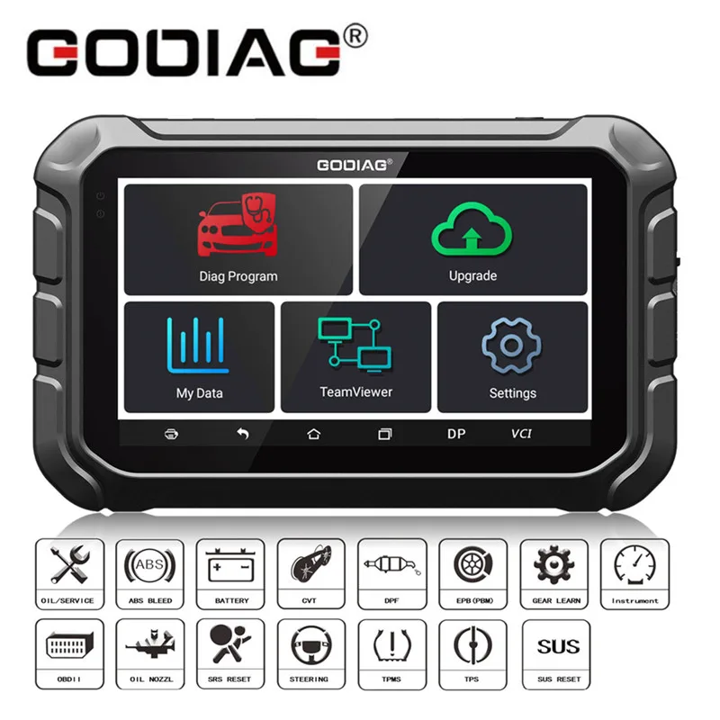 Программатор автомобильных ключей GODIAG GD801 для ABS EPB TPMS инструмент диагностики
