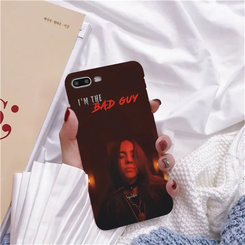 TPU Billie Eilish Халид океана глаз плохого парня Чехлы кейсы для телефонов для iPhone 7 8 Plus 6s 6 5S SE X XR XS MAX Coque мягкий чехол из ТПУ - Цвет: TPU