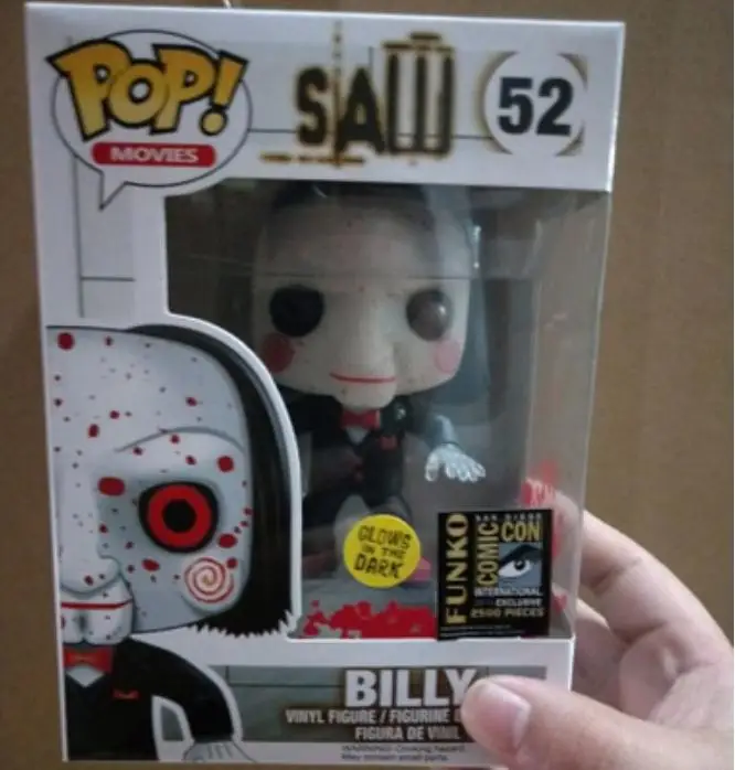 Funko POP светящаяся пила Билли 52 # экшн-фигурка Коллекционная модель игрушка с
