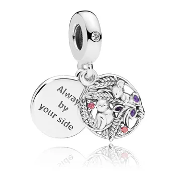

Authentic 925 Sterling Silver Charm New Style Is Always Accompanied Pendant Fit Pandora Women Bracelet & Necklace Diy Jewelry