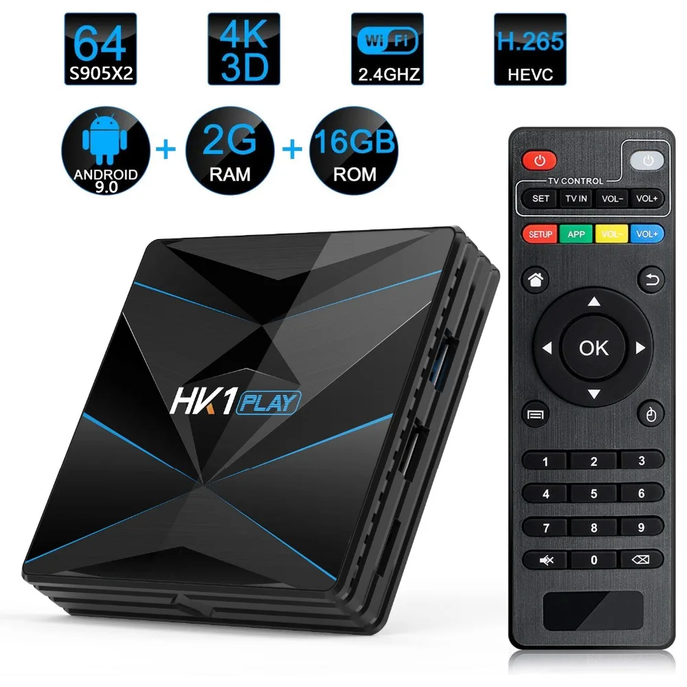 IPTV Франция Испания Android 9,0 HK1PLAY 2G 16G full HD IPTV подписка IUDTV S905X2 2,4G Wi-Fi передатчик для интернет-телевидения арабский США Великобритания телеприставка
