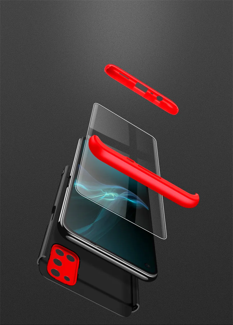OPPO A72 2020 CPH2067 ̽ 360 ü ȣ Ƽ-ũ 3 in 1 Ʈ ϵ PC Ŀ, Oppp A52 2020 CPH2069 A92 ̽ Coque