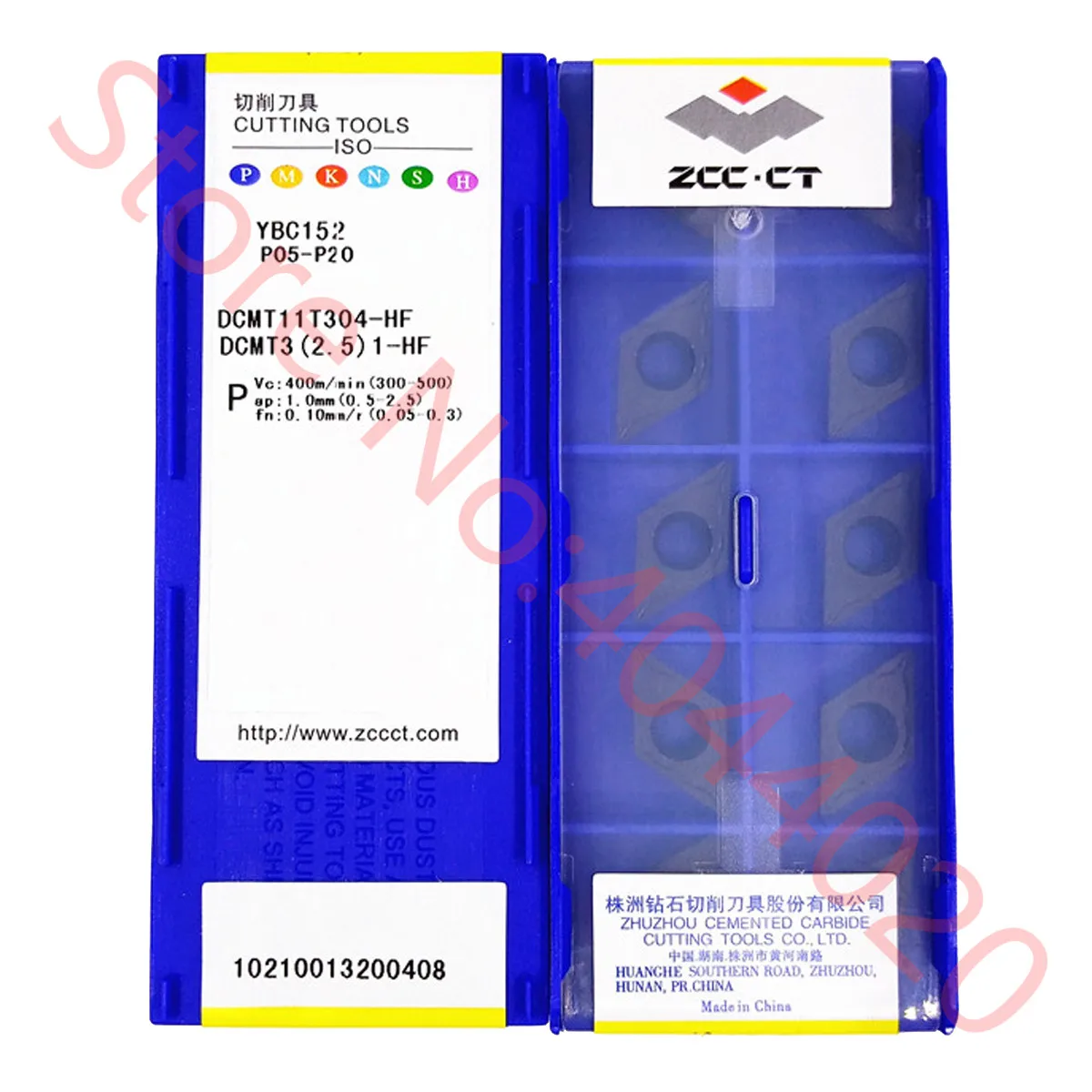 

ZCC.CT DCMT11T304-HF YBC152/DCMT11T308-HF YBC152 карбидные вставки 10 шт. токарные станки с ЧПУ