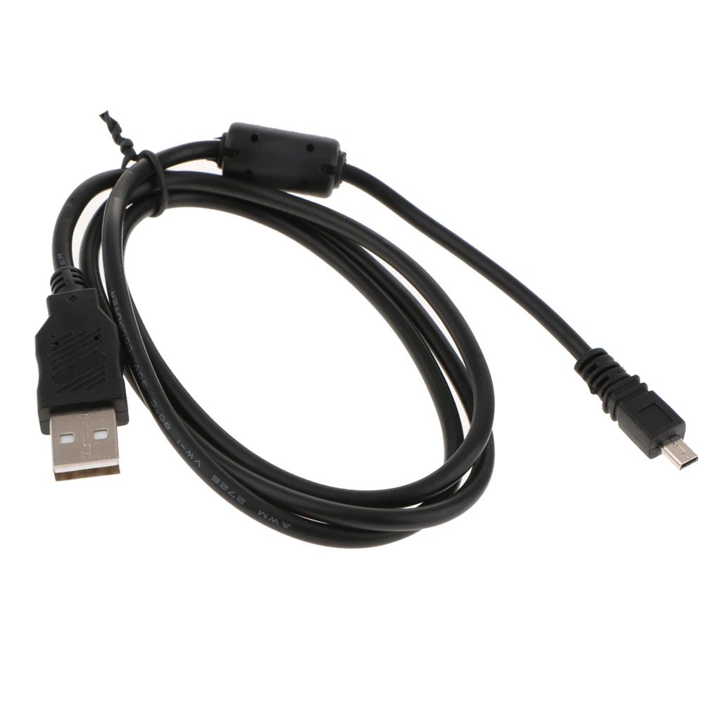 USB Cable 8P Data Cord Charging Lead Wire for Canon Nikon Sony Pentax Olympus Fujifilm Panasonic Konica Minolta Digital Camera