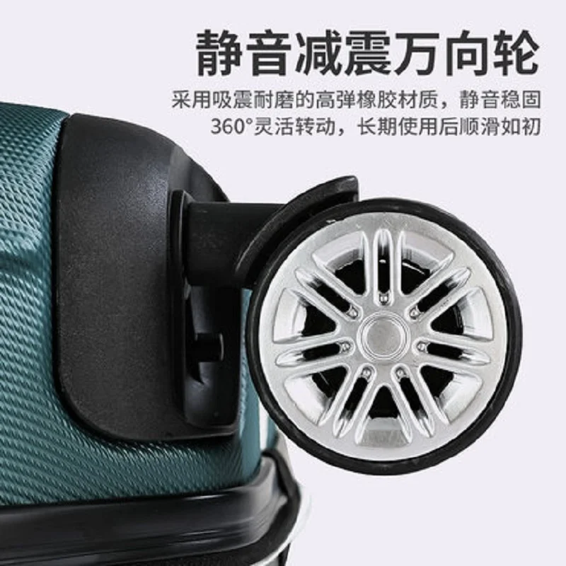 Snugcozy Round 18 Inch Size Handbags And Rolling Luggage Spinner Brand Travel Boardable Noble Suitcase