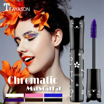 

Mascara Waterproof Black Long Eye Mascara Stretch Thick Curly Colorful Cosplay Makeup Tool Pro Eye Makeup Tool Y814