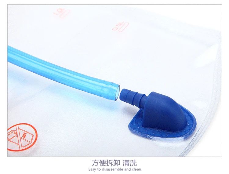 Bump открытый спортивный мешок для воды 2L широкий рот с соломинкой питьевой воды мешок портативный езда питьевой воды мешок At6616