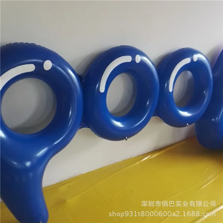 

Factory Direct Selling Lettered Style Inflatable Floating Row Adult Swimming Tube PVC Inflatable Letters Floating Row Water Bed