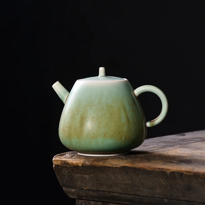 LUWU зеленые керамические китайские чайники кунг-фу Чайник Посуда для напитков 180 мл