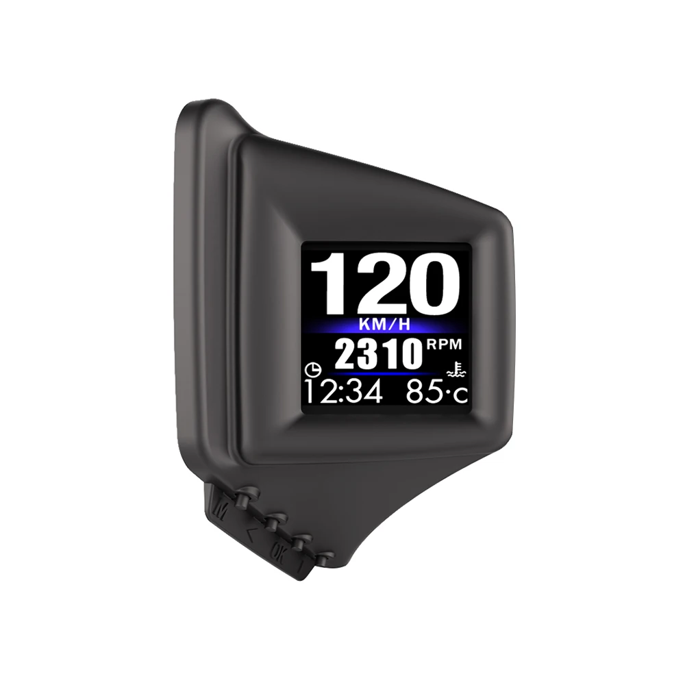 Computador de Bordo Obd2 + Gps Aozbz Gadget Visão Inteligente 100% Compatível Sistema Duplo A-pilar Guarnição Instalar Rpm Mph - Kmh Hud 3 Cheap Visor 'head-up'