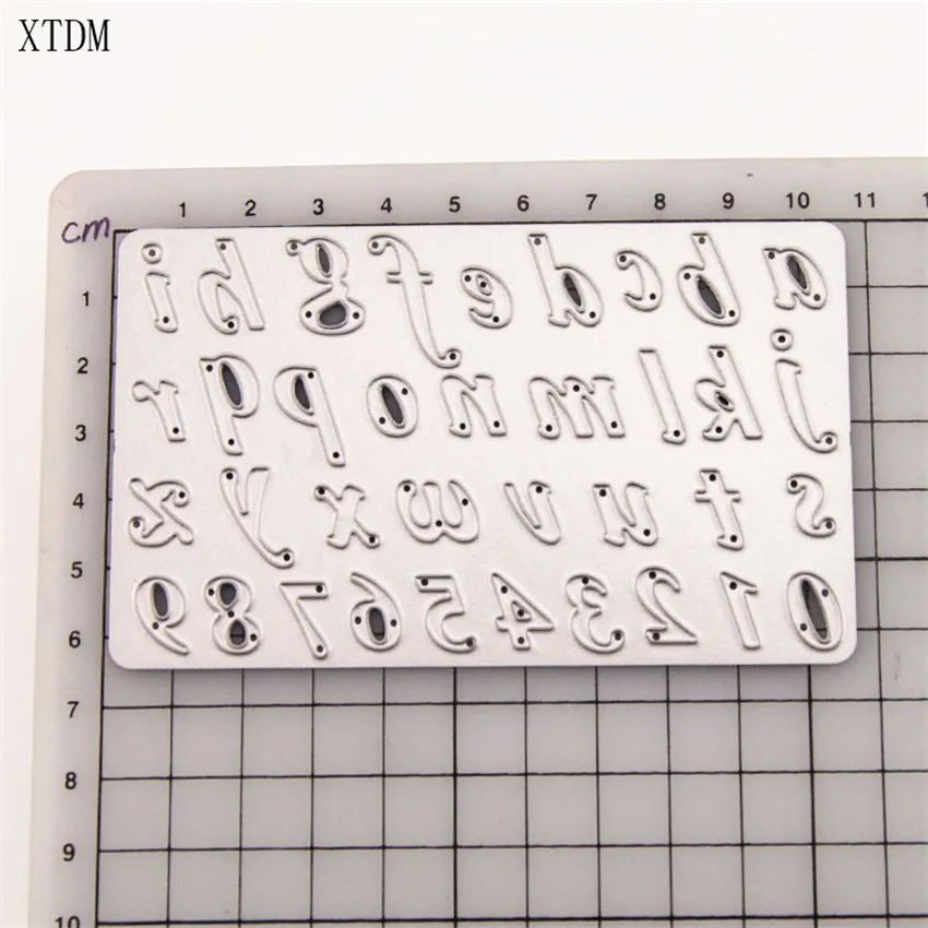 Пресс-формы нижние буквы чехол металлические изделия Бумажные высечки/DIY