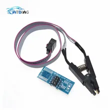Высококачественный тестовый зажим SOIC8 SOP8 для EEPROM 93CXX/25CXX/24CXX, встроенное программирование на USB-программаторе TL866CS TL866A EZP