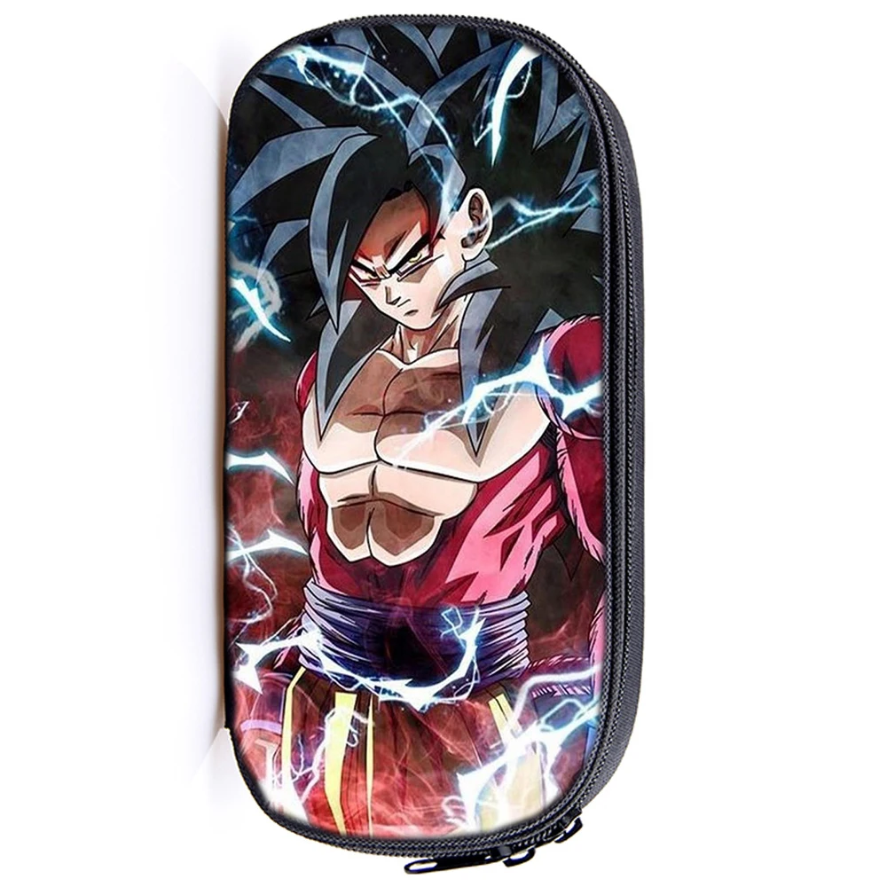 Модная косметичка Dragon Ball, детский чехол-карандаш, школьные принадлежности, Goku с принтом "Вегета", косметички, рождественский подарок для малышей