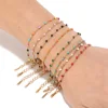 1pcs Stainless Steel Gold/Steel Tone Beaded Chain Bracelet Colorful Enamel Satellite Beads Bracelet Fashion Women Gifts ► Photo 1/4