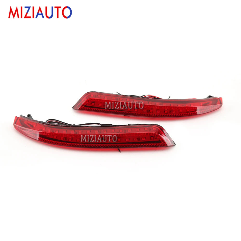 

1 Pair LED Rear Bumper Lamp Reflector lights For Nissan Almera Bluebird Sylphy Backup Car auto accessoires Tail Stop Brake light