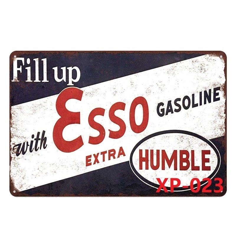 Зеленый Esso дополнительный двигатель масло Металл Винтаж Олово знак 20x30 см стены искусства табличка для кофе дома Бар магазин и т. Д - Цвет: Зеленый