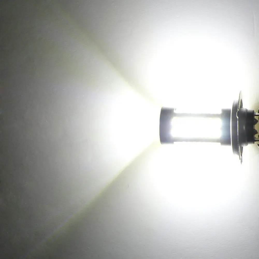 2 шт 80 Вт 10000лм H7-4014smd Светодиодные Автомобильные фары луч лампы 6000 k-6500 k белый Dc12v
