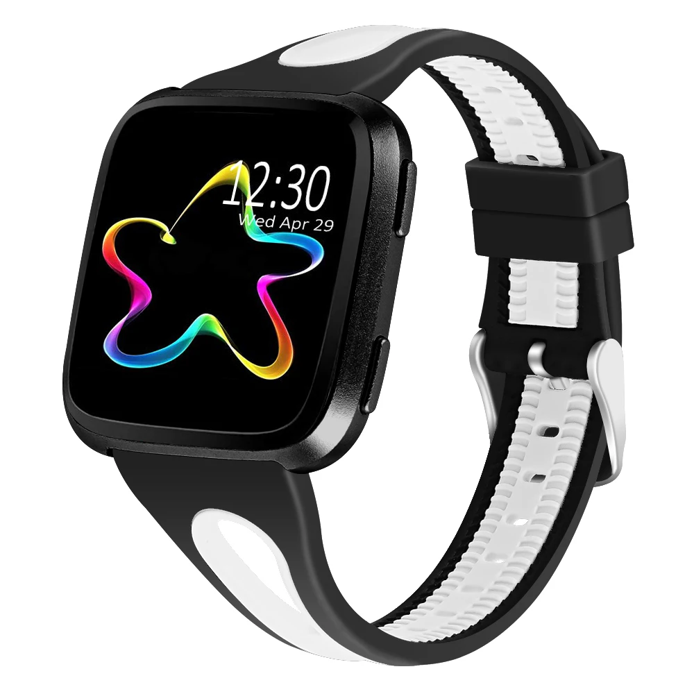 OULUCCI Мягкие силиконовые умные часы для Fitbit Versa Band спортивный Браслет для Fitbit Versa 2/Lite ремешок