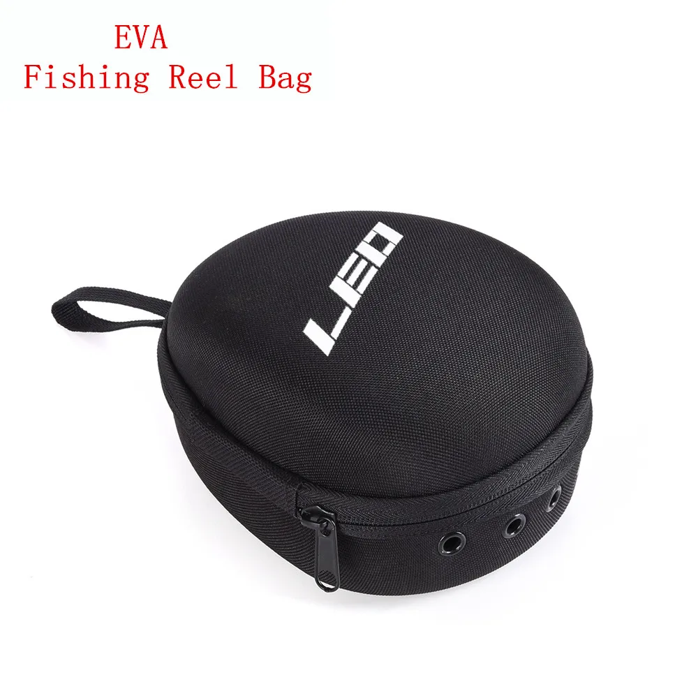 Черная Рыболовная катушка EVA в форме капли, сумка для приманки/барабана/плота/спиннинга, аксессуары для катушек, рыболовная Сумка для хранения, чехол