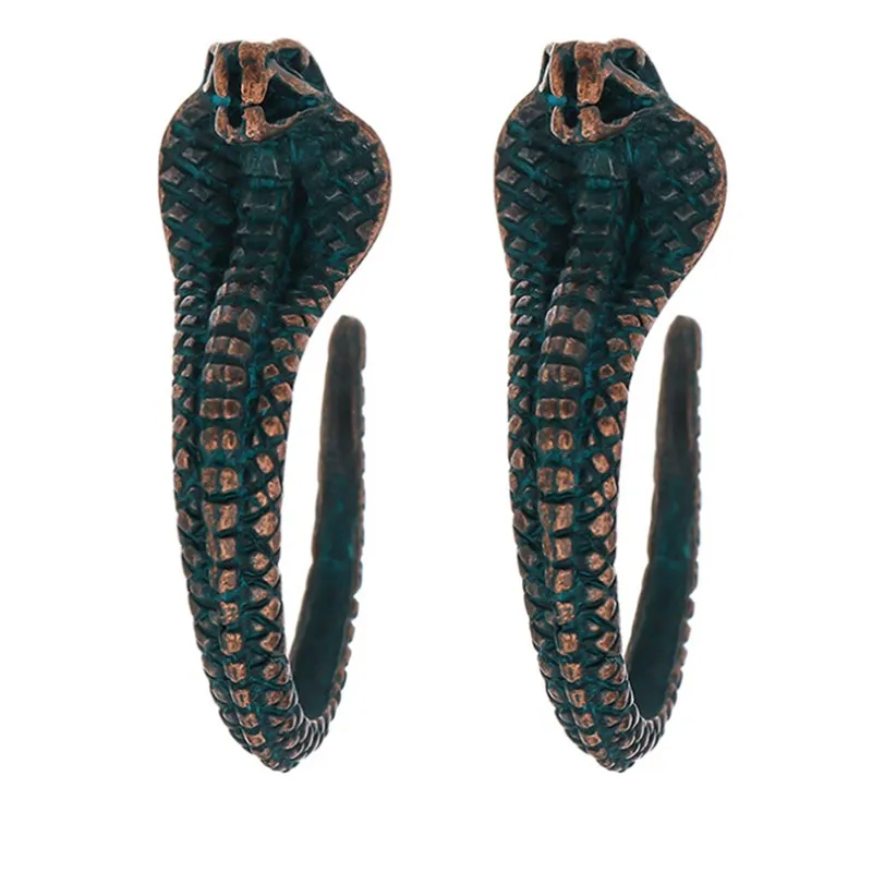 Timlee E079 Новые Ретро преувеличенные трехмерные серьги-подвески из сплава змеи, ювелирные изделия оптом