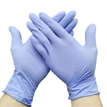 

100pcs Disposable Gloves Laboratory Rubber Medical Latex Gloves Non-Slip Nitrile Gloves Garden Household Cleaning Supplies