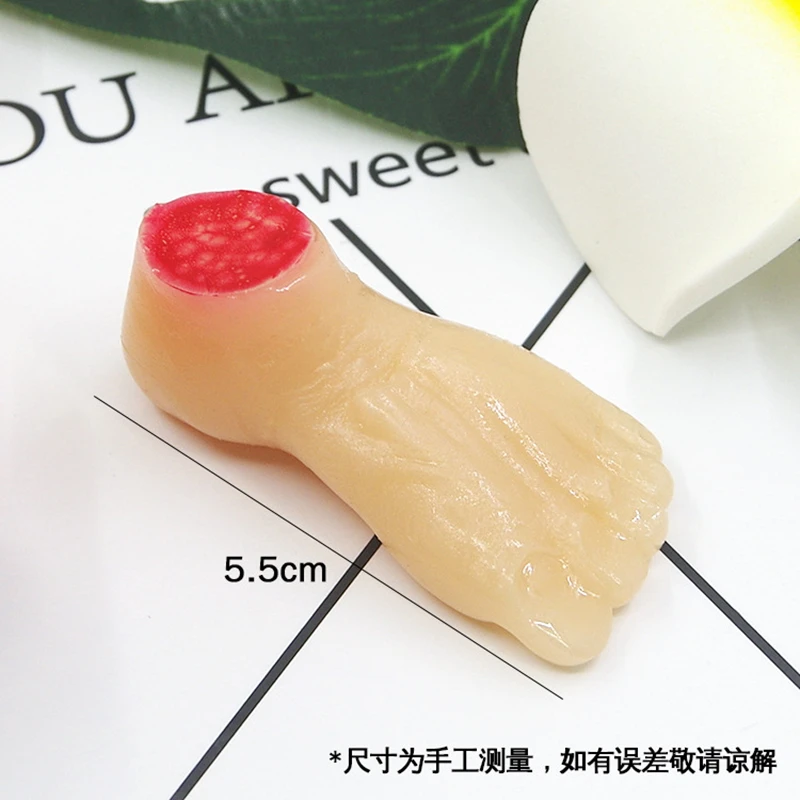 Huilong Simulation Palms Foot Simulation Hips Halloween Decompression Toys Sticky TPR Soft Toys Whole Person Toy 4