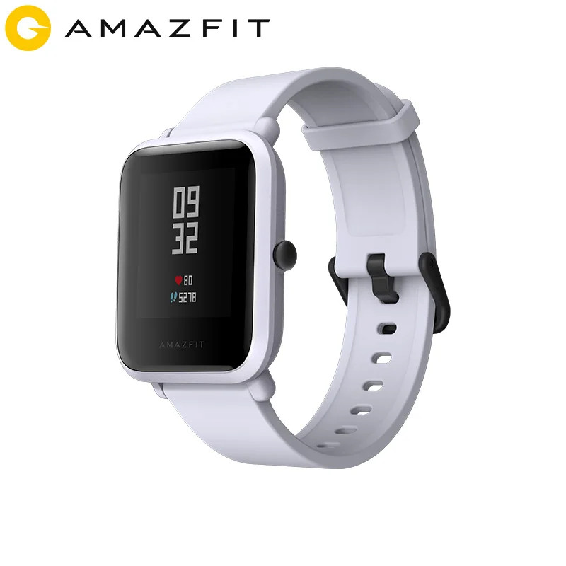 Русский Смарт-часы Amazfit Bip Bluetooth gps спортивный монитор сердечного ритма IP68 вызов Re mi nder mi Fit приложение для Xiao mi мобильного телефона 7 IOS