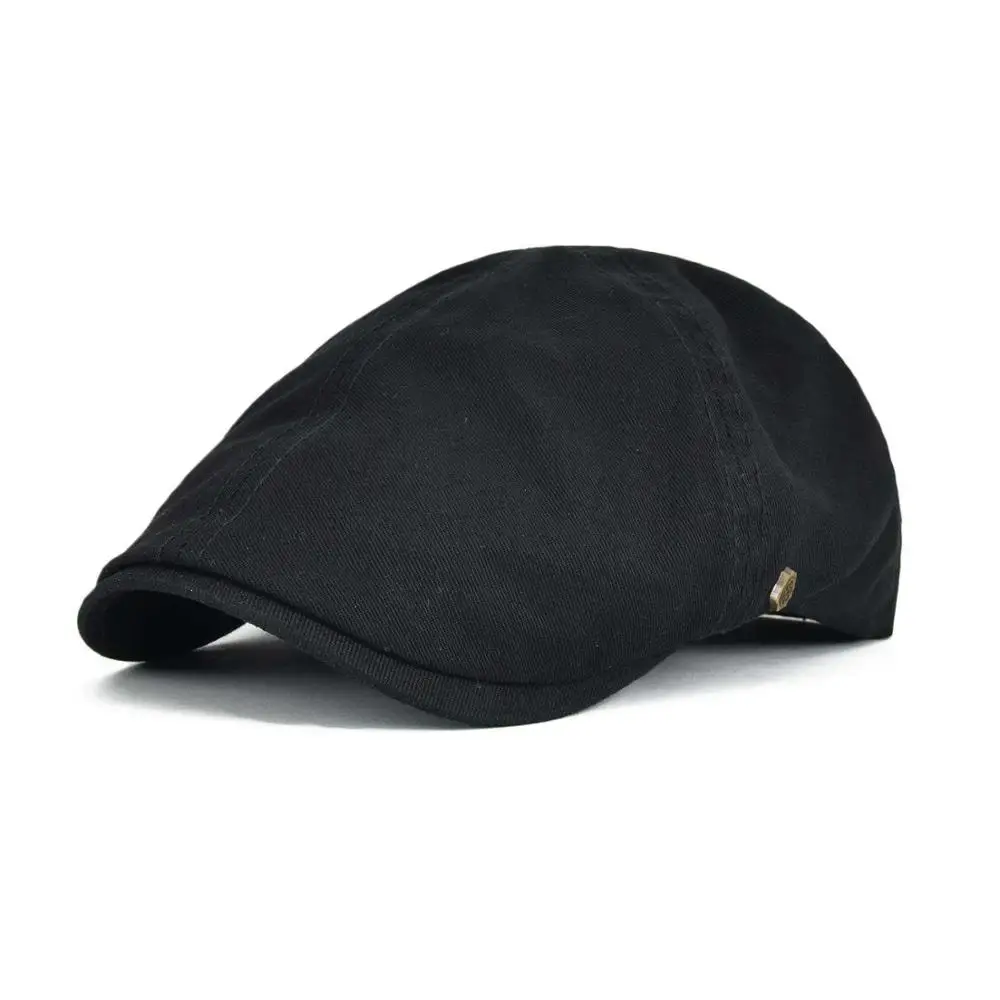 VOBOOM Cotton Ivy Flat Cap Berets Spring Summer Men Women Solid Casual Driver Retro Boina 063 casual hat,beret hat,woolen beret