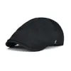 VOBOOM Cotton  Ivy Flat Cap Berets Spring Summer Men Women Solid Casual Driver Retro Male Female Boina 063 1