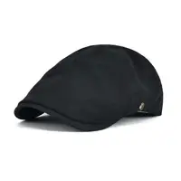 VOBOOM Cotton  Ivy Flat Cap Berets Spring Summer Men Women Solid Casual Driver Retro Male Female Boina 063 1