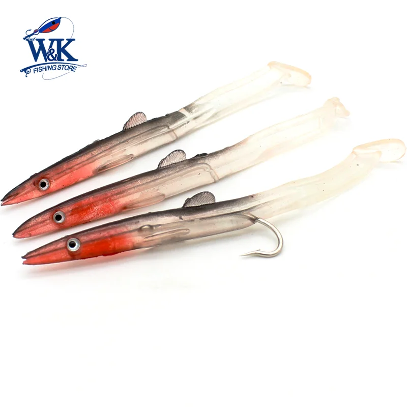 10cm Eel Shad Fishing Lures 10pcs 2.5g Soft Bait with Sharp Hooks Set for  Bass Fishing Rig Sinker Soft Lure