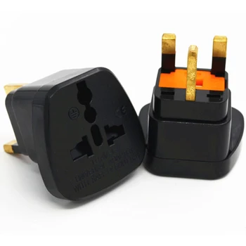 

Multifunction 13A 250V CE Copper Universal Fused Adapter German Russia AU EU US to UK travel plug adaptor With Child Protector