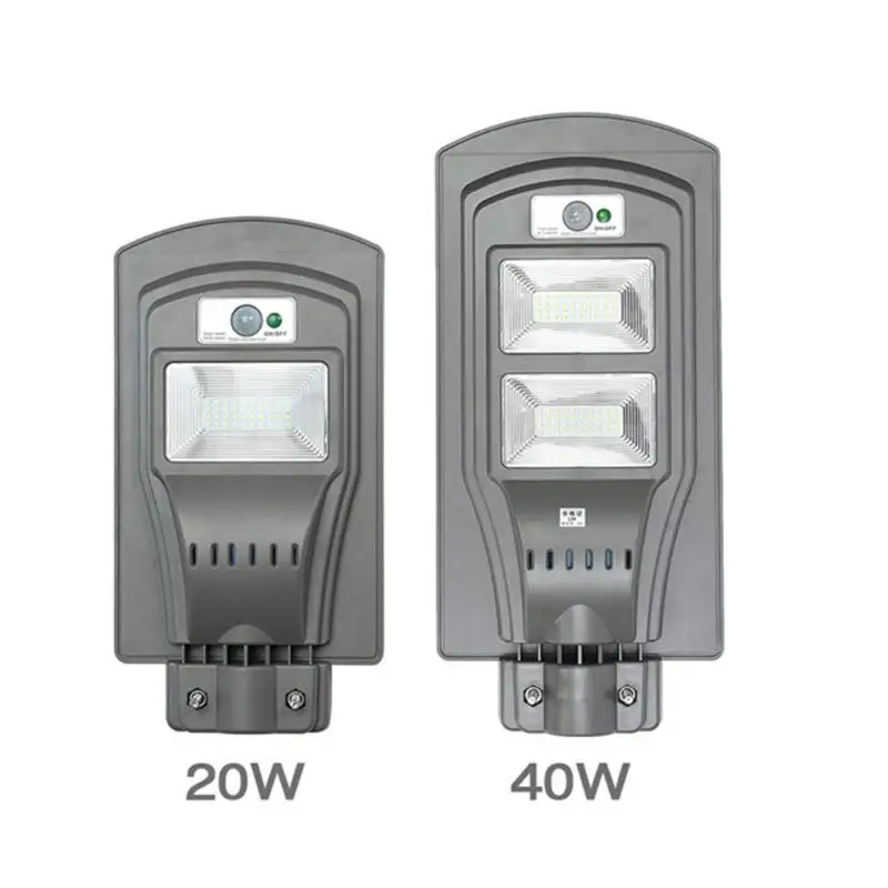 20W 40W 40/80LED солнечный датчик движения уличный светильник водонепроницаемый садовый светильник