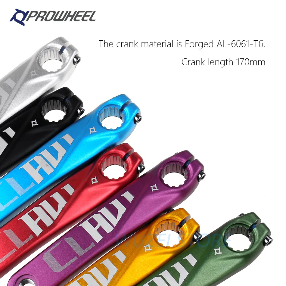 Велосипедный коленчатый вал PROWHEEL 104BCD шатун для горного велосипеда из